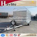 heavy duty galvanized tandem livestock trailer